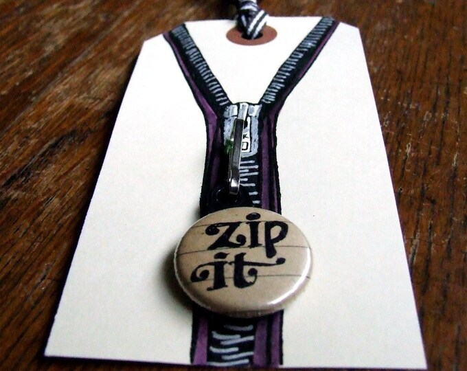 Zip It Up Zip It Down Zipper Pull Etsy