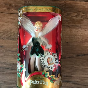 Vintage 1999 Mattel Disney Holiday Sparkle Tinker Bell