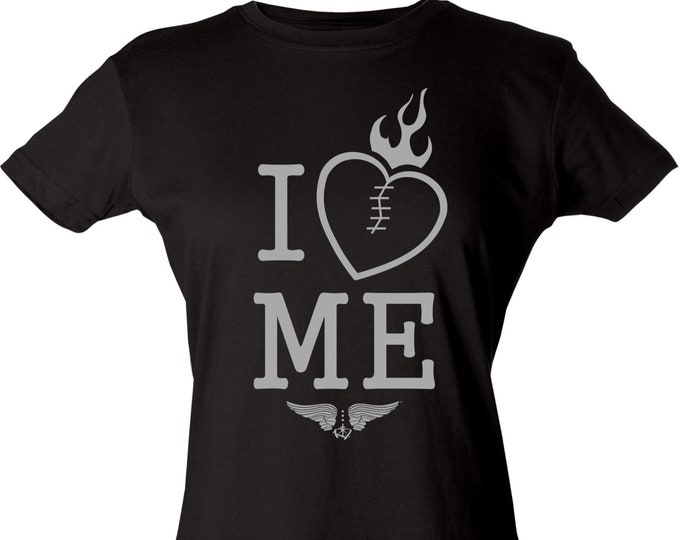 I Love Me Black T-shirt, Love T-shirt, Love Tee, Black T-shirt, Black Tee, Heart Tee