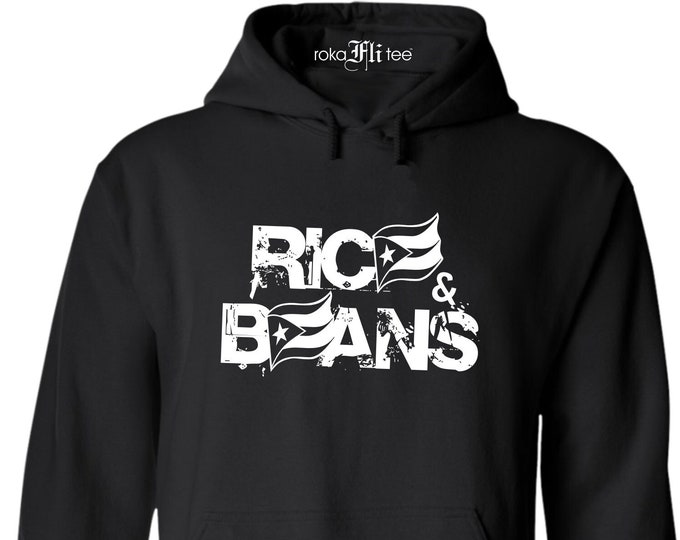 Rice & Beans Black Flag Hoodie