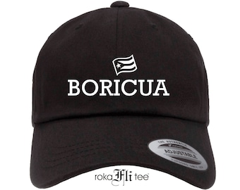 BORICUA Flag Dad Cap