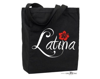 Latina Flor Tote Bag