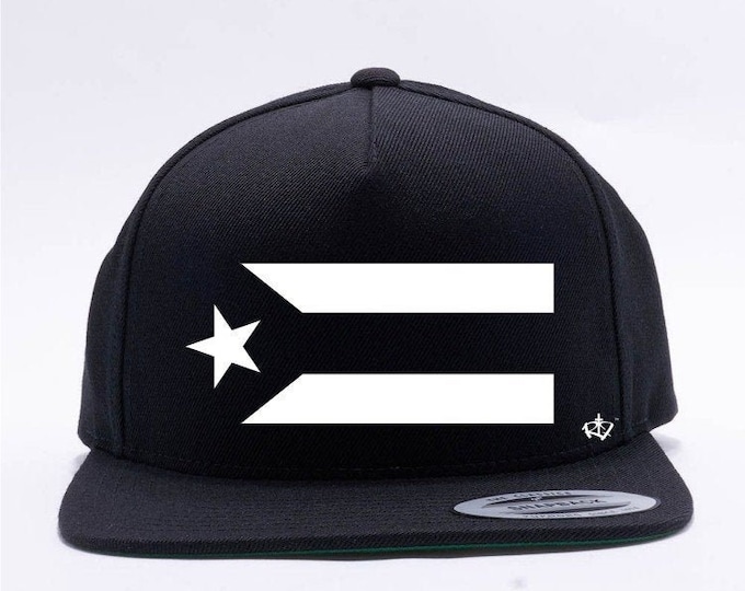 Puerto Rican Black Flag Snapback