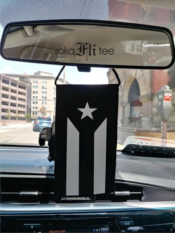 Puerto Rican Black Flag Etsy