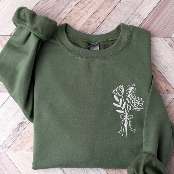 L -Tiny Tim Custom Floral Print Hoodie main image 1