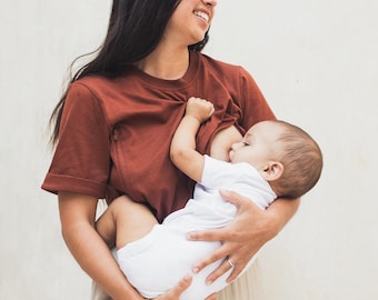 Nursing T-shirt BROWN