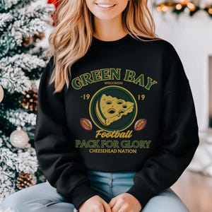 Green Bay Football Vintage Sweatshirt, Green Bay Game Day Shirt, Packer Hoodie, Green Bay Football Gift, Packer Fan Gift