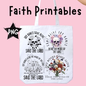 Kom tot leven droge botten Bijbelcitaat png Op geloof gebaseerde geschriften, cadeau voor moeder, schedelskelet bloemen christelijke geschriften, ezekiel bijbelse kunst