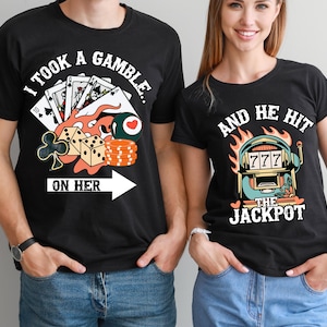 Funny Matching Couples love PNG Art Bride/groom marriage png wife/husband gift png Boyfriend/girlfriend gift design, retro gamble casino