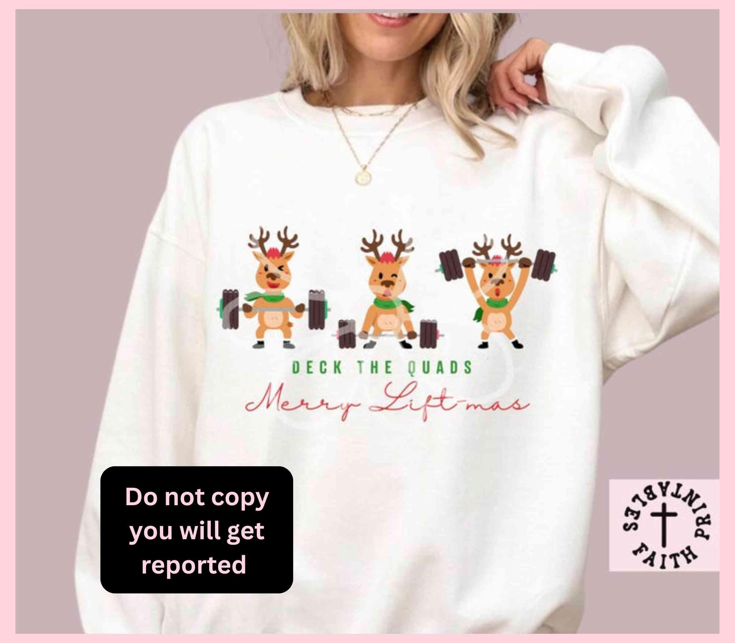 Merry Liftmas Sweatshirt, Christmas Gym Hoodie, Xmas Fitness Shirt, Weightlifters Holiday Tee