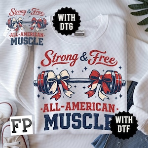 Gym american workout shirt PNG Gym Quotes Dumbbell weights fitness exercise gift png Gift for mom Gym lover retro usa fit patriotic coquette