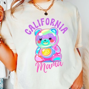 California mama png Traveling trip camping png Usa state, Text based png Gift for mom png urban style, Native cali Street wear Png Cali bear