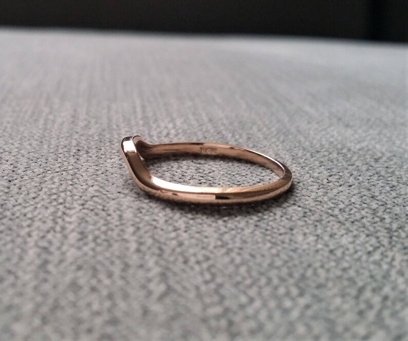 WEDDING BAND ONLY 9x7mm Version Antique 14k Gold Smooth Band Etsy