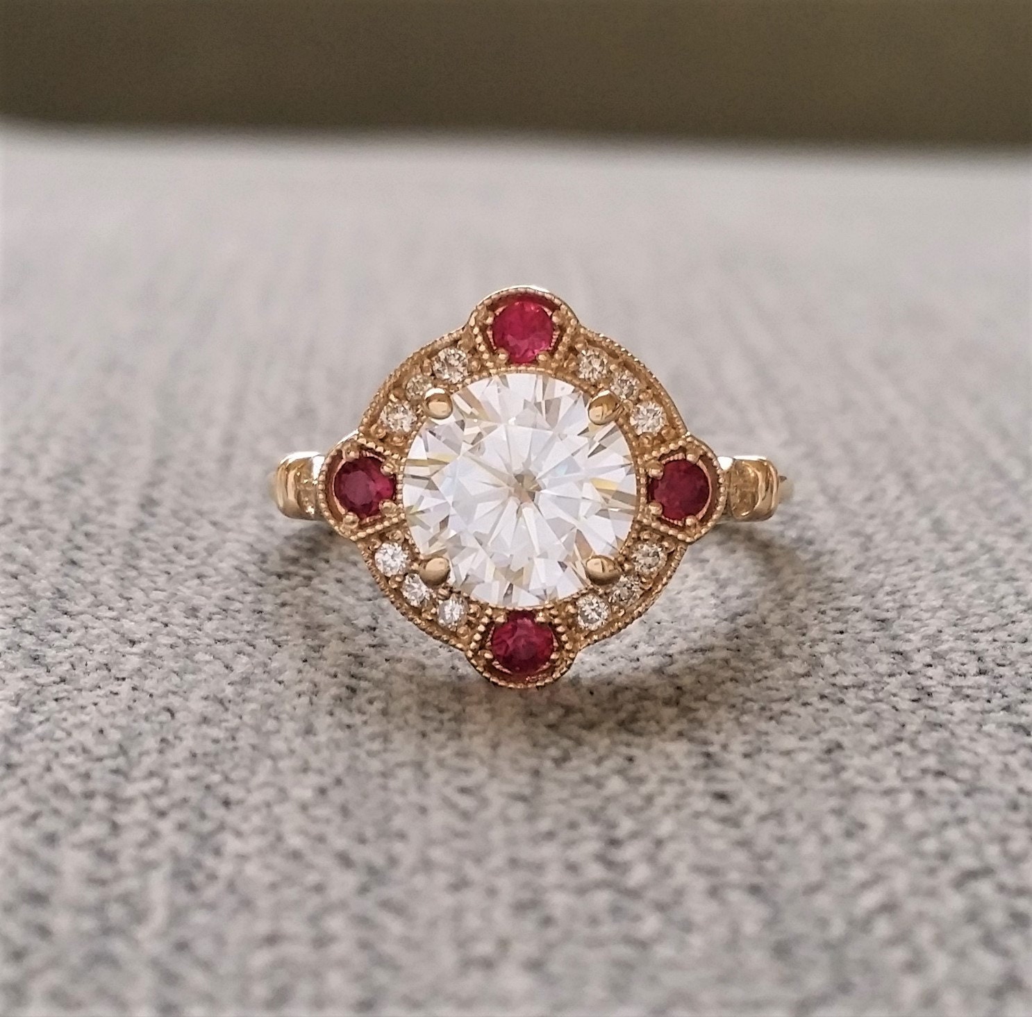 ruby estate ring