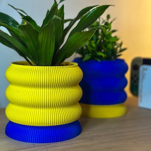 Modern PLA Indoor Planter  with Hidden Drip Tray