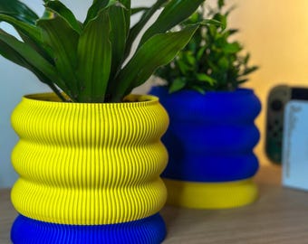 Modern PLA Indoor Planter  with Hidden Drip Tray