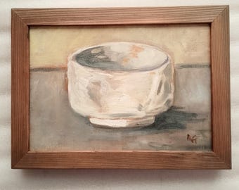小阪正治 小阪正次 日本の油絵 湯呑み額装（値札10万円） - Etsy 日本