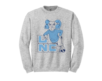 North Carolina // College Sweatshirt // Leaning Ram