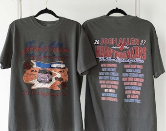 Buffalo Football // Josh Allen and The Heartbreakers // Tour Shirt