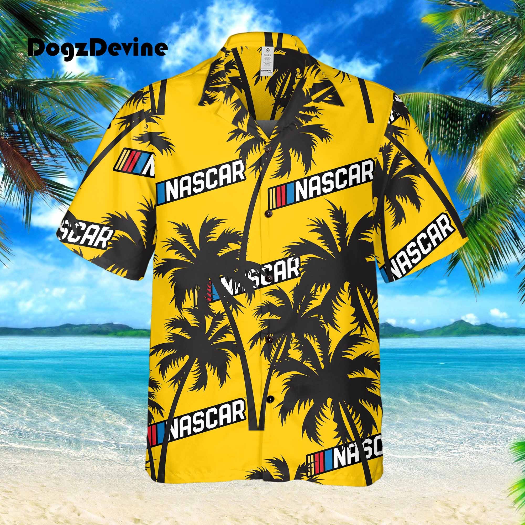 Nascar Logo Hawaiian Shirt