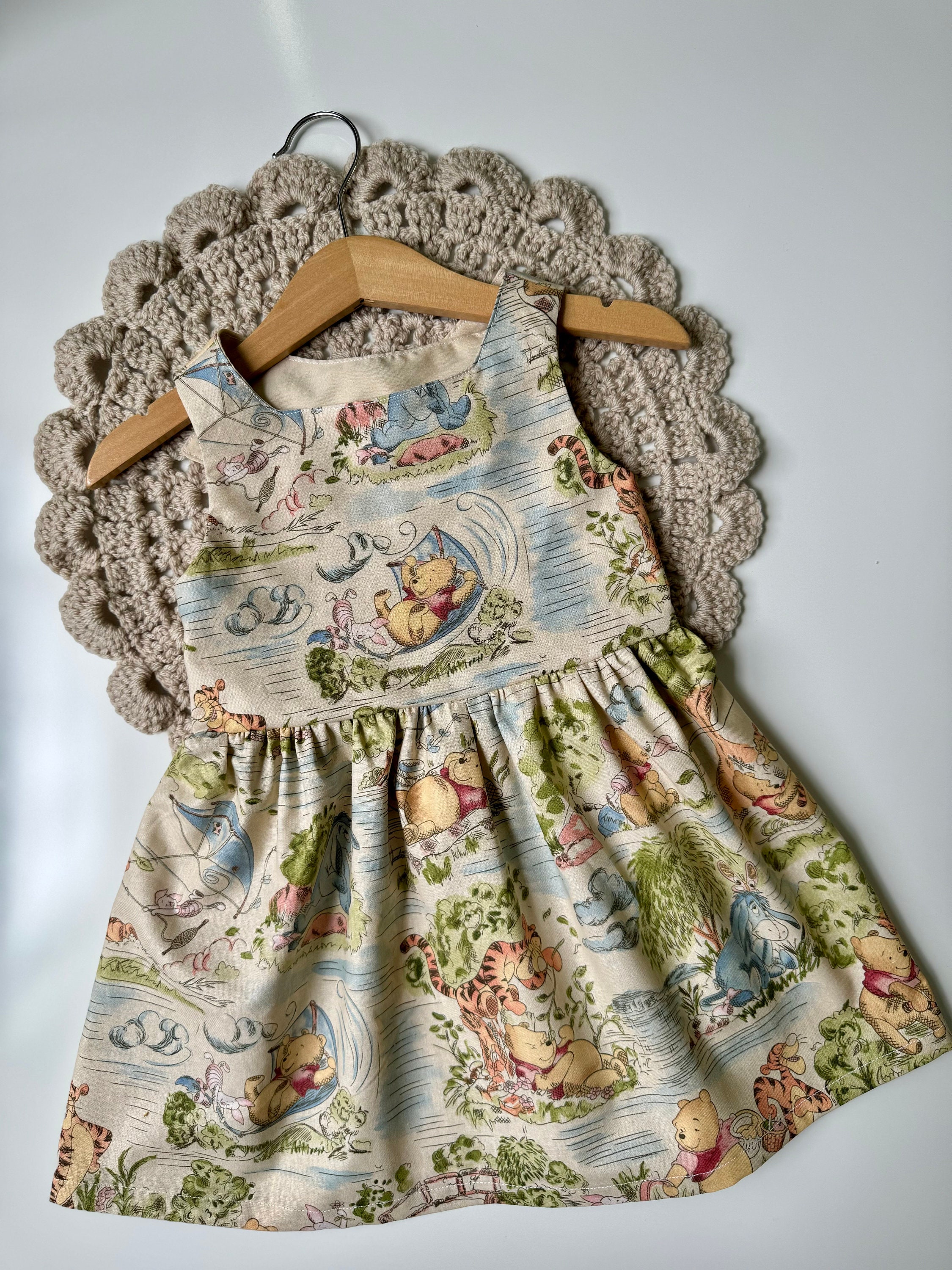Whinnie the Pooh Birthday Dress - Etsy Whinnie the Pooh Birthday Dress - Etsy