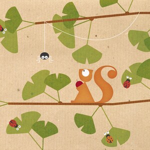 The squirrel and the apple Month only Calendar image 7