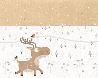 The reindeer - Month only calendar