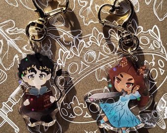 The Cruel Prince Acryl Schlüsselanhänger | Cardan Greenbriar & Jude Duarte