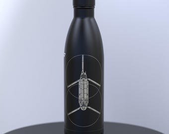 Chinook CH-47 Helicopter Engraved 500ml Thermal Water Bottle