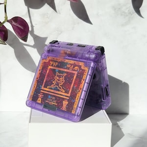 Antikes Mew Pokémon Game Boy Priority SP - IPS V5 laminierter Bildschirm - Custom Antikes Mew gba sp-101