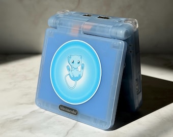 Shiny Mew Pokémon GameBoy Advance SP: IPS V5 Screen and high-capacity battery