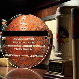 LARGE Custom Military Going Away Gift (10''x10'') - Etsy