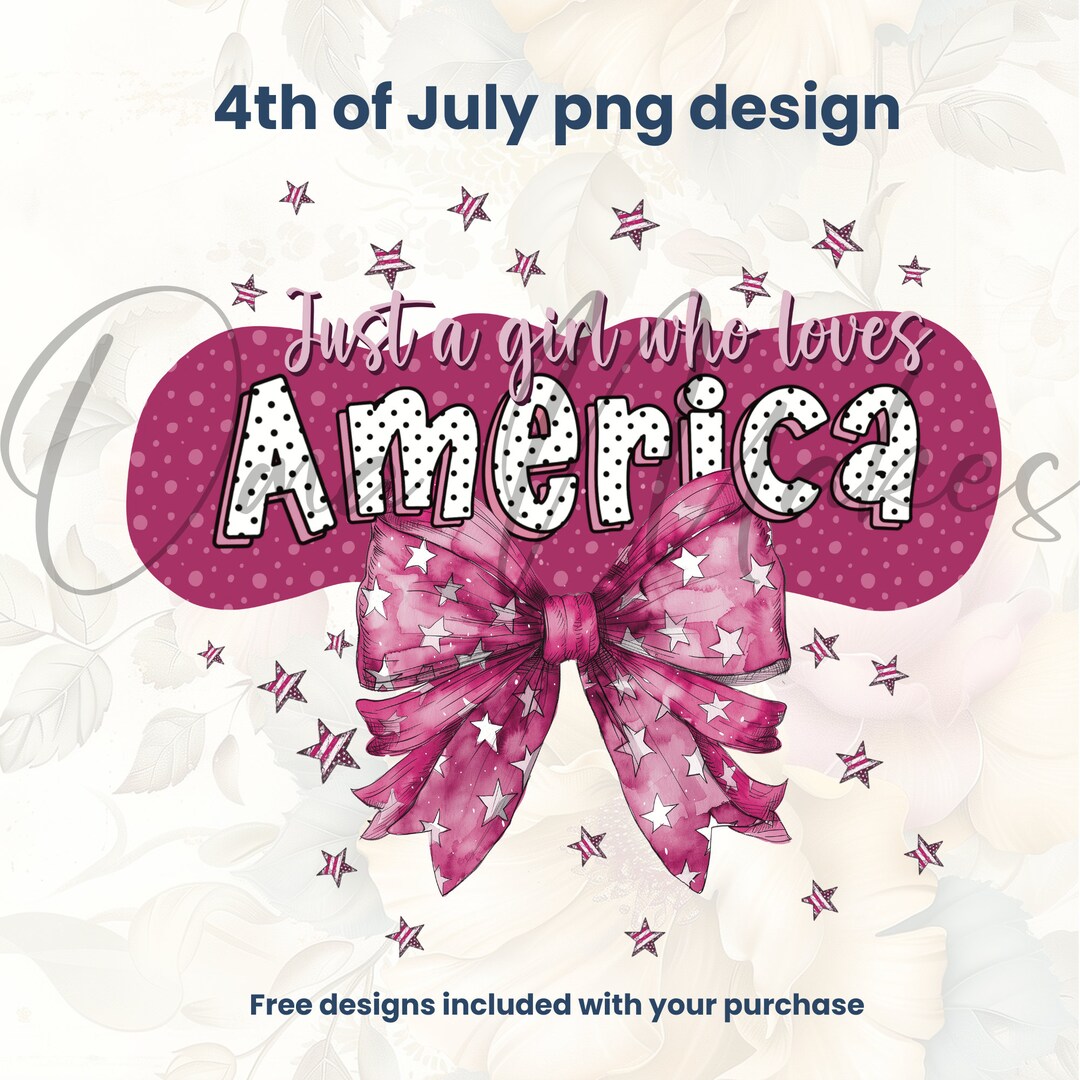 Coquette 4th of July Png Design, Sublimation Template for Mugs, T ...