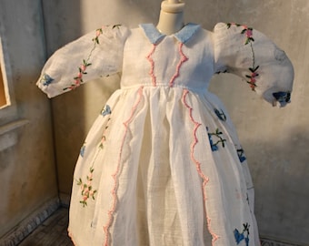 OOAK Vintage Hankie Dress for Blythe Doll