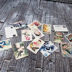 Cartoline antiche in scala 1:6 - Set da 14 - per Blythe, Pure Neemo S, Pullip, bambole di alta moda da 11,5" e 12" e altre bambole Playscale
