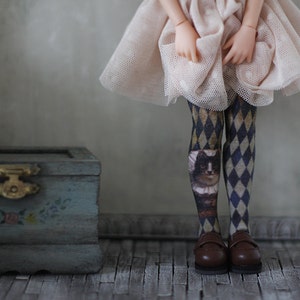 Harlechat-popsokken voor Blythe, Pure Neemo S, Pullip, high fashion-poppen van 11,5 en 12 inch