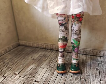 pomme-pomme Doll Socks for Blythe, Pure Neemo S, Pullip, 11.5" 12" High Fashion Dolls