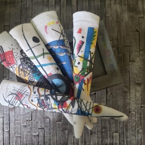 Kandinsky Mix n Match Doll Socks for Blythe, Pure Neemo S, Pullip, 11.5&quot; 12&quot; High Fashion Dolls