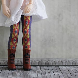 Medieval Mood Doll Socks for Blythe, Pure Neemo S, Pullip, 11.5 12 High Fashion Dolls image 1