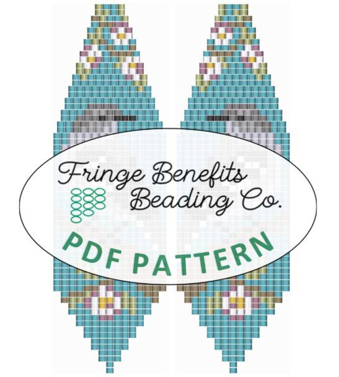 Mockingbird Feather Pattern Northern Mockingbird Beading Pattern PDF – Brick Stitch Bird Fringe ...