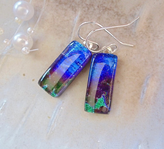 Dichroic glass jewelry shop