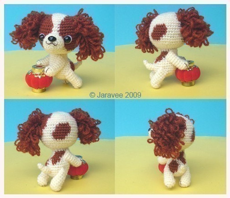 King Charles Cavalier Spaniel Puppy PDF Crochet Pattern Etsy