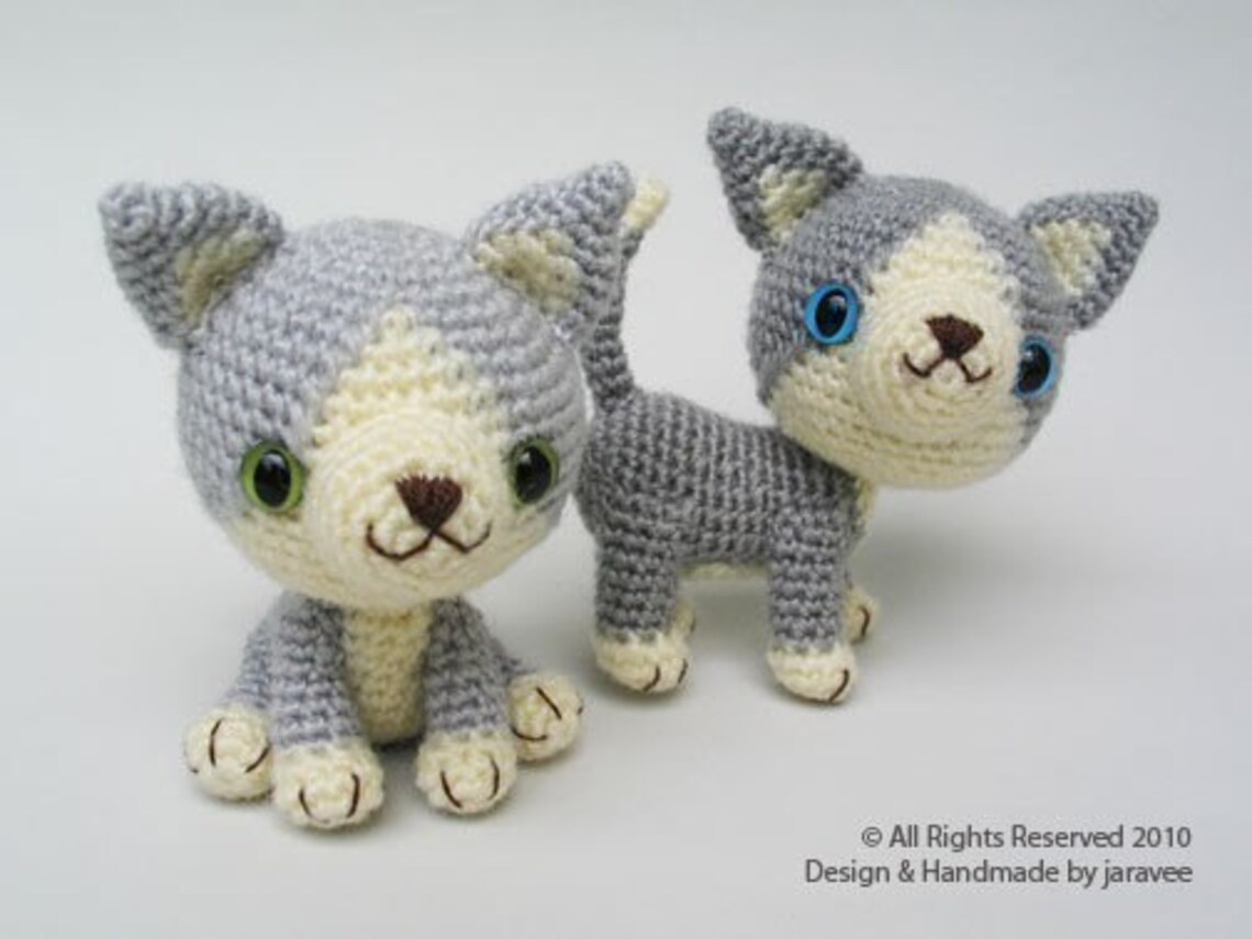 Gray Kitten PDF Crochet Pattern | Etsy