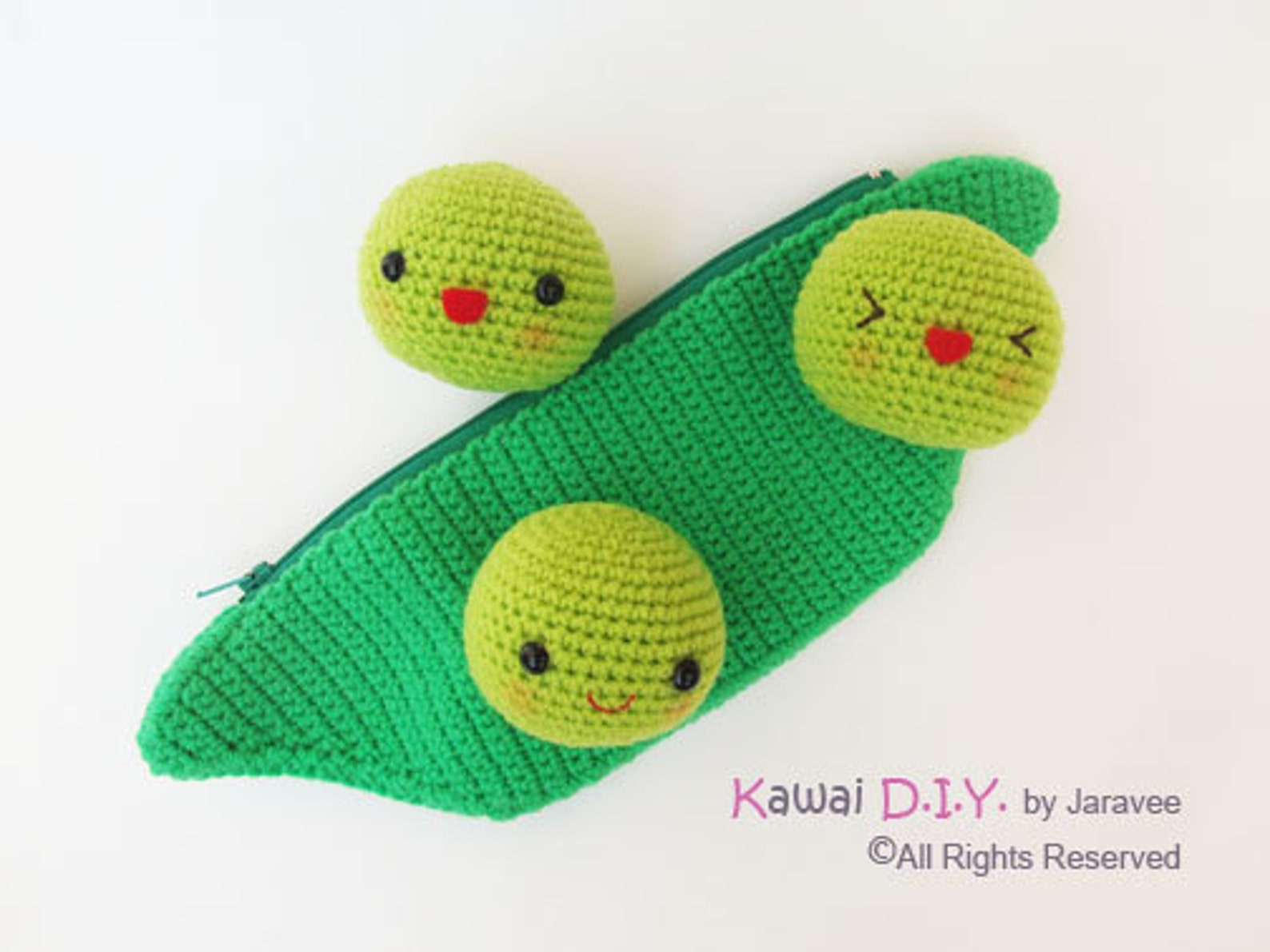 Peas in a Pod PDF Crochet Pattern Etsy
