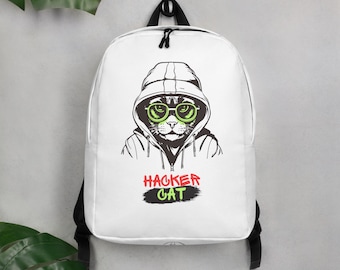 Sac à dos minimaliste , Sac hacker cat , Fournitures éducatives , Haute qualité , design , mode , moderne , pratique