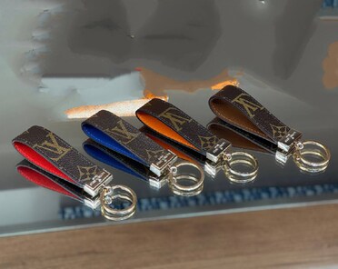 louis vuitton keychain etsy