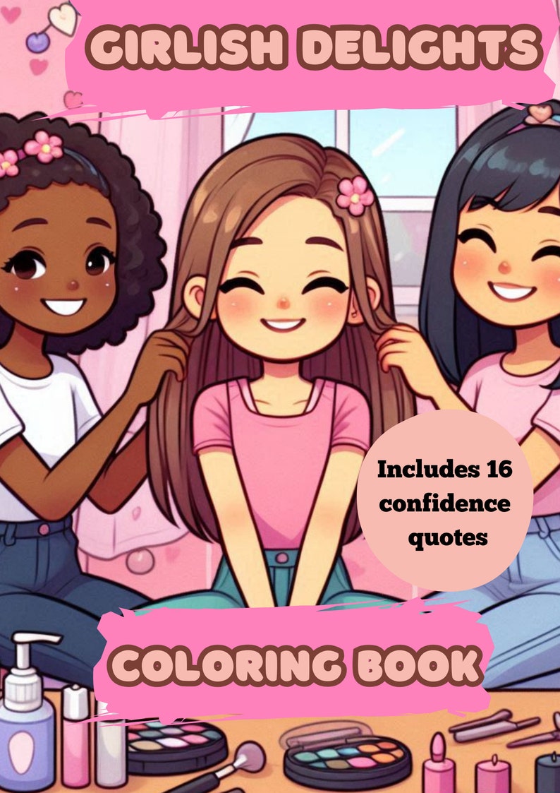 Kids Coloring Book Printable Coloring Pages Girls Coloring Book