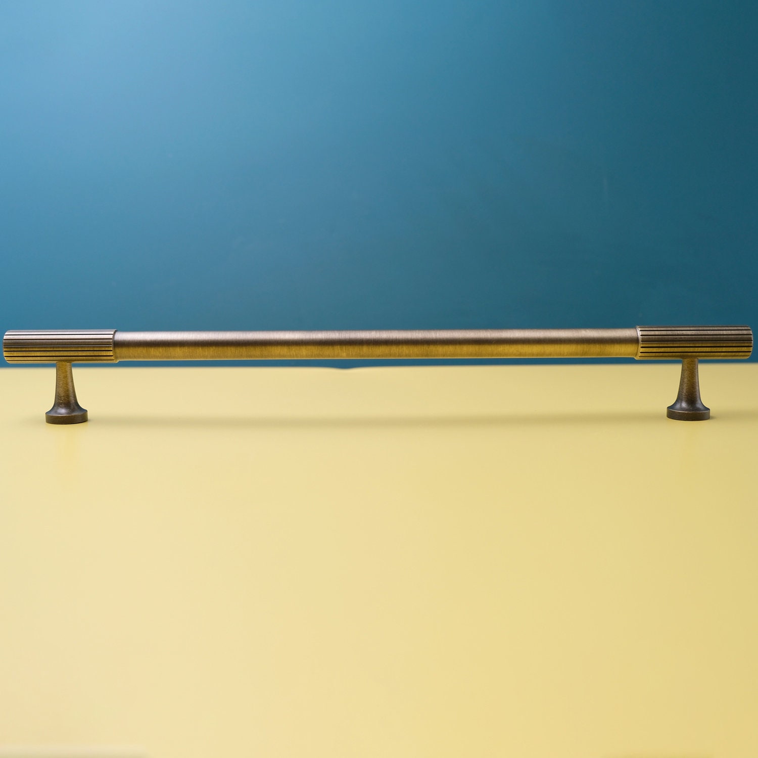 Linear Aged Brass Knobs and Pulls for Cabinet Doors Solid Brass ...