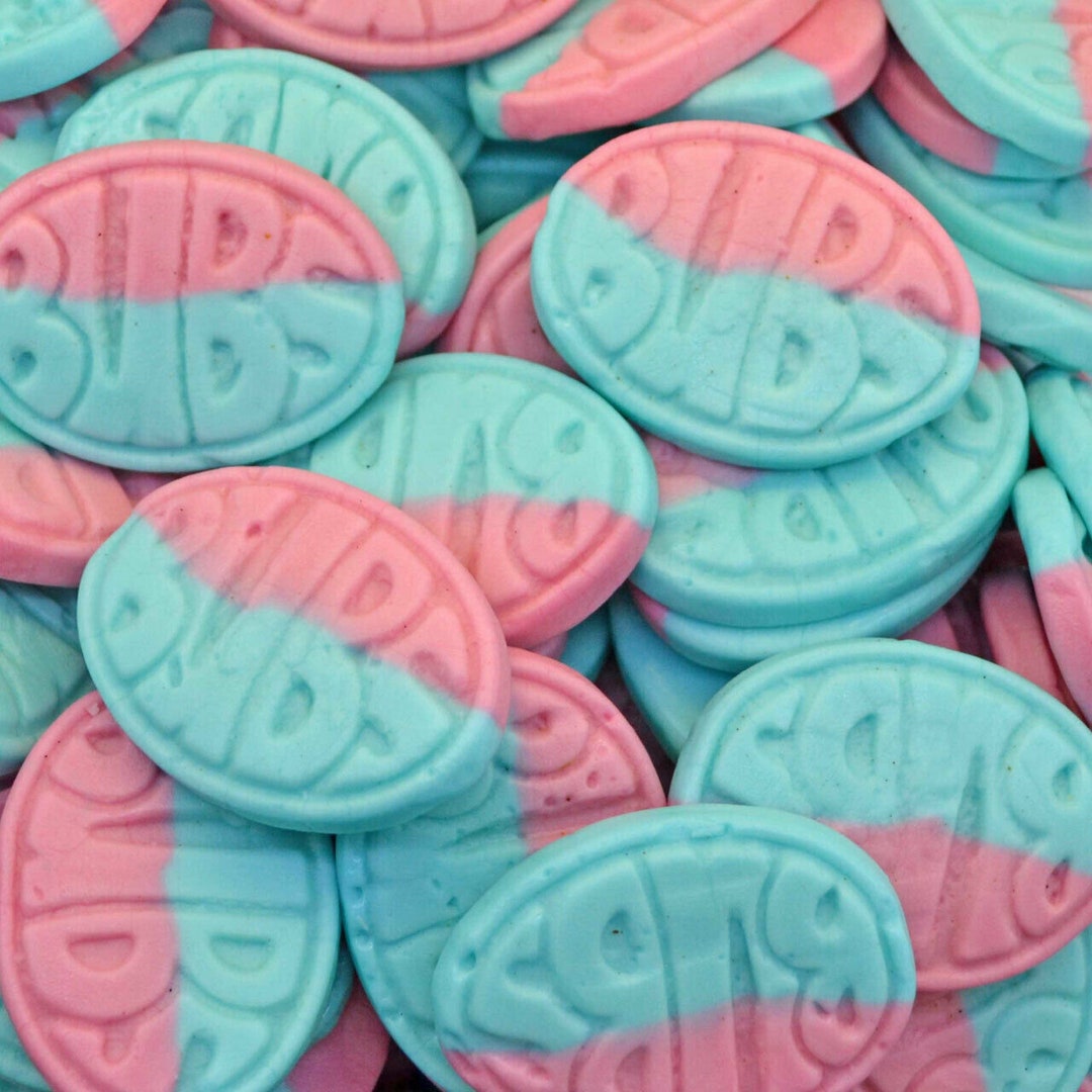 Bubs Swedish Candy - Raspberry Blueberry Ovals (1/4 Lb) **FAST USA ...