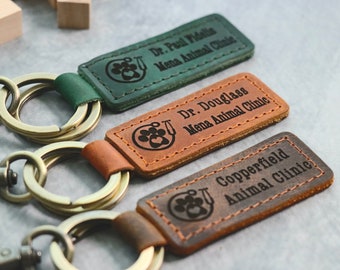 Veterinarian Keychain, Personalized Veterinarian Keychain, Veterinarian Gift, Veterinarian Christmas Gift